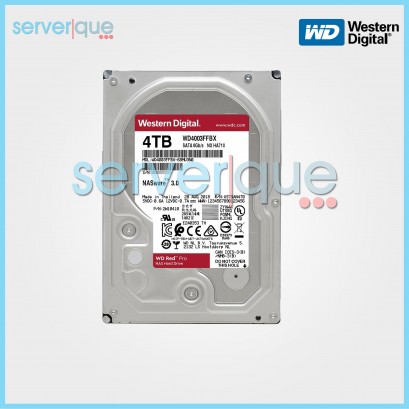 WD4003FFBX Western Digital Red Pro 4TB SATA 6Gbps 256MB 7.2K 3.5" Internal HDD